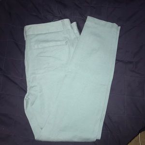 Light blue dress skinny pants